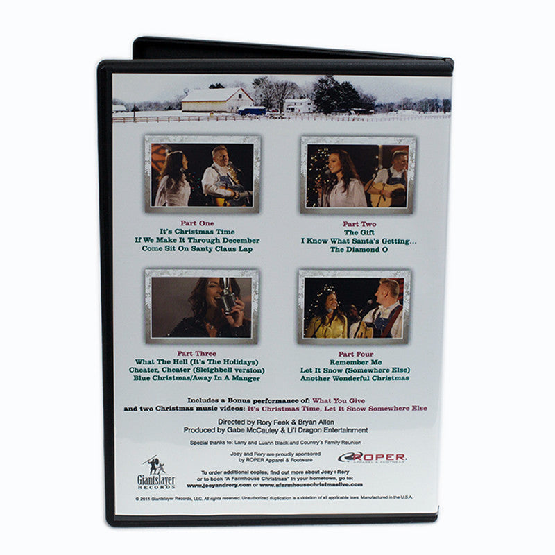 A Farmhouse Christmas DVD