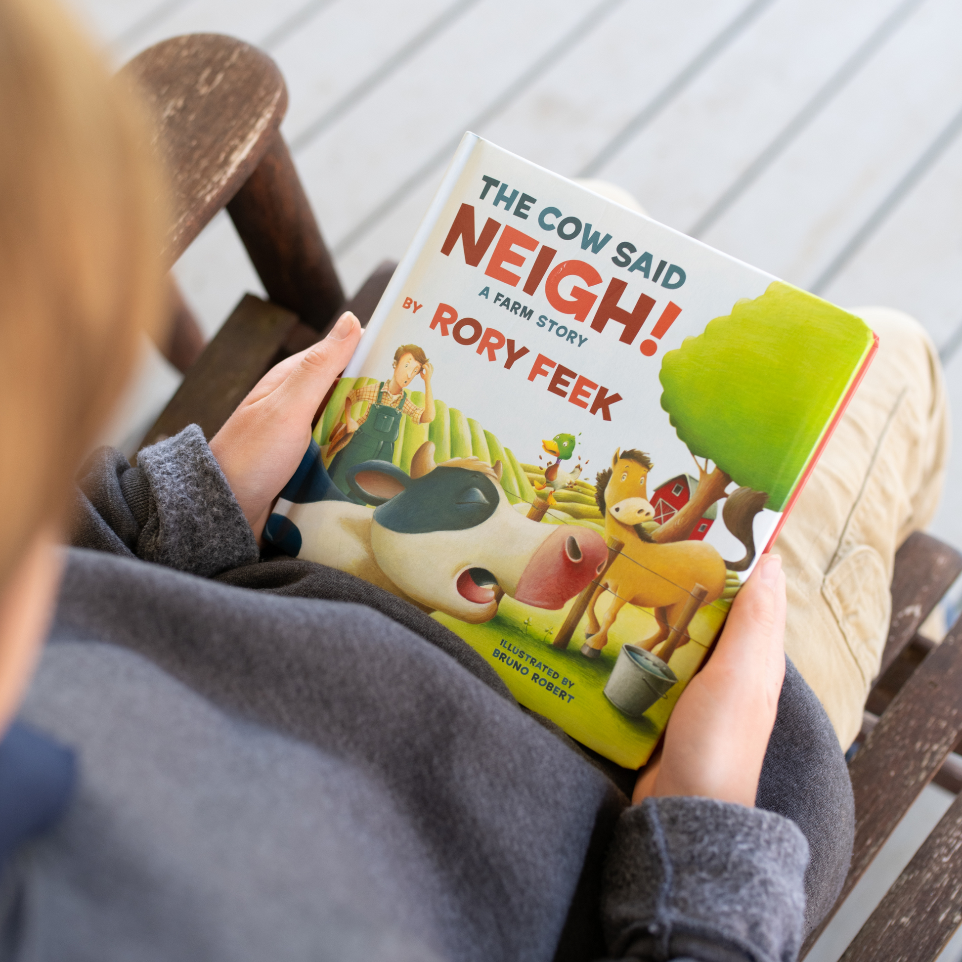 Autographed The Cow Said Neigh! A Farm Story (Board Book)