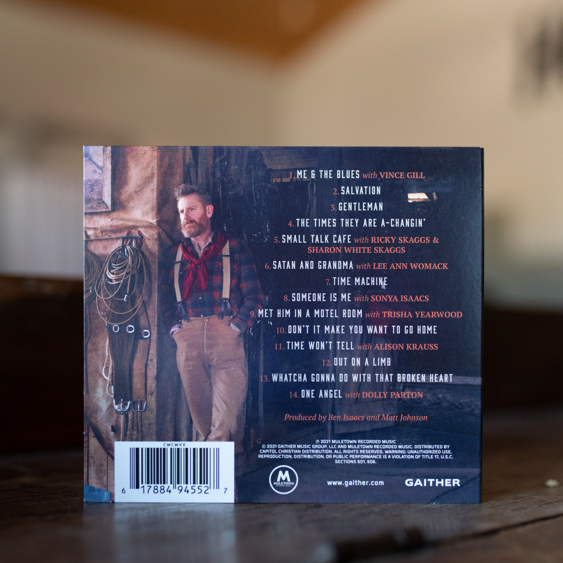 Rory Feek 'GENTLE MAN' Autographed CD