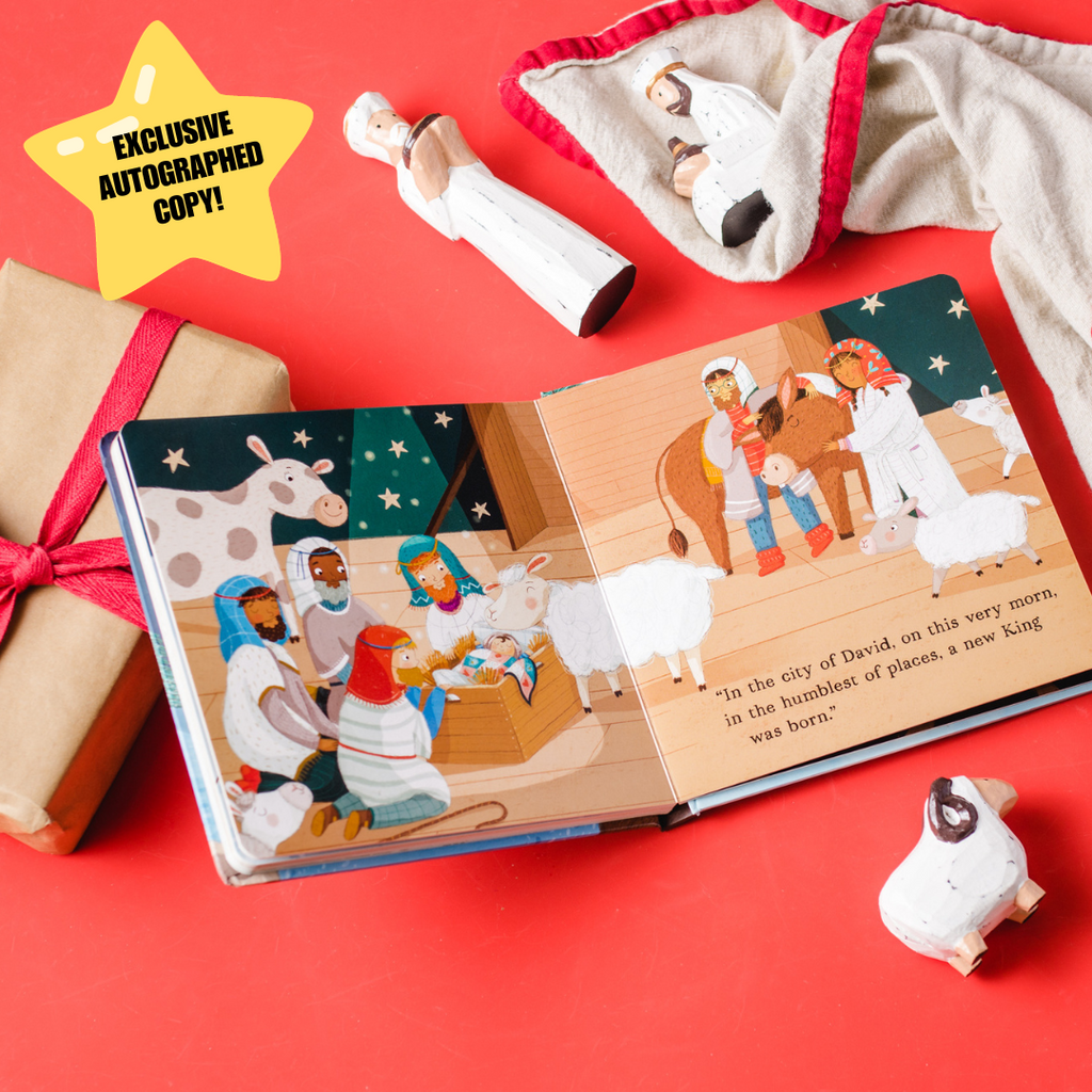 Autographed Once Upon a Very First Christmas (Board Book)