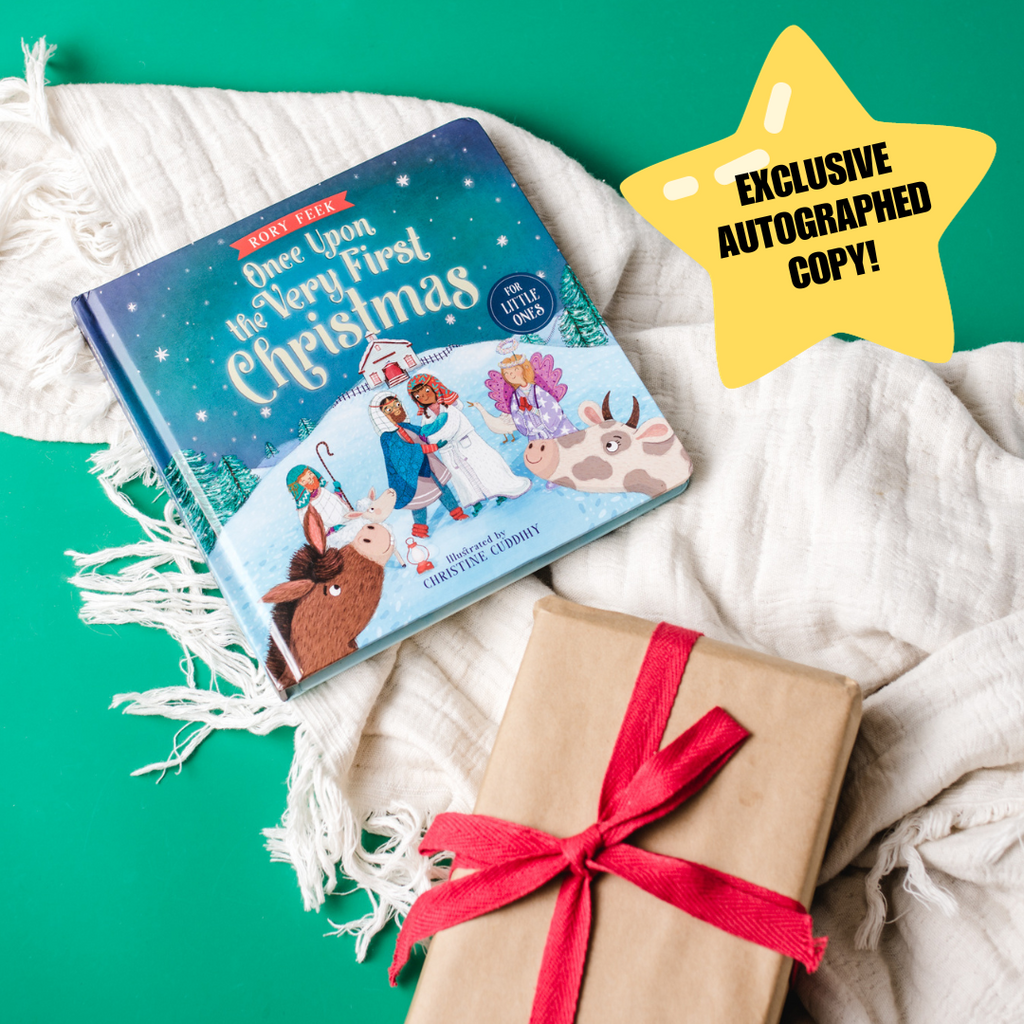 Autographed Once Upon a Very First Christmas (Board Book)
