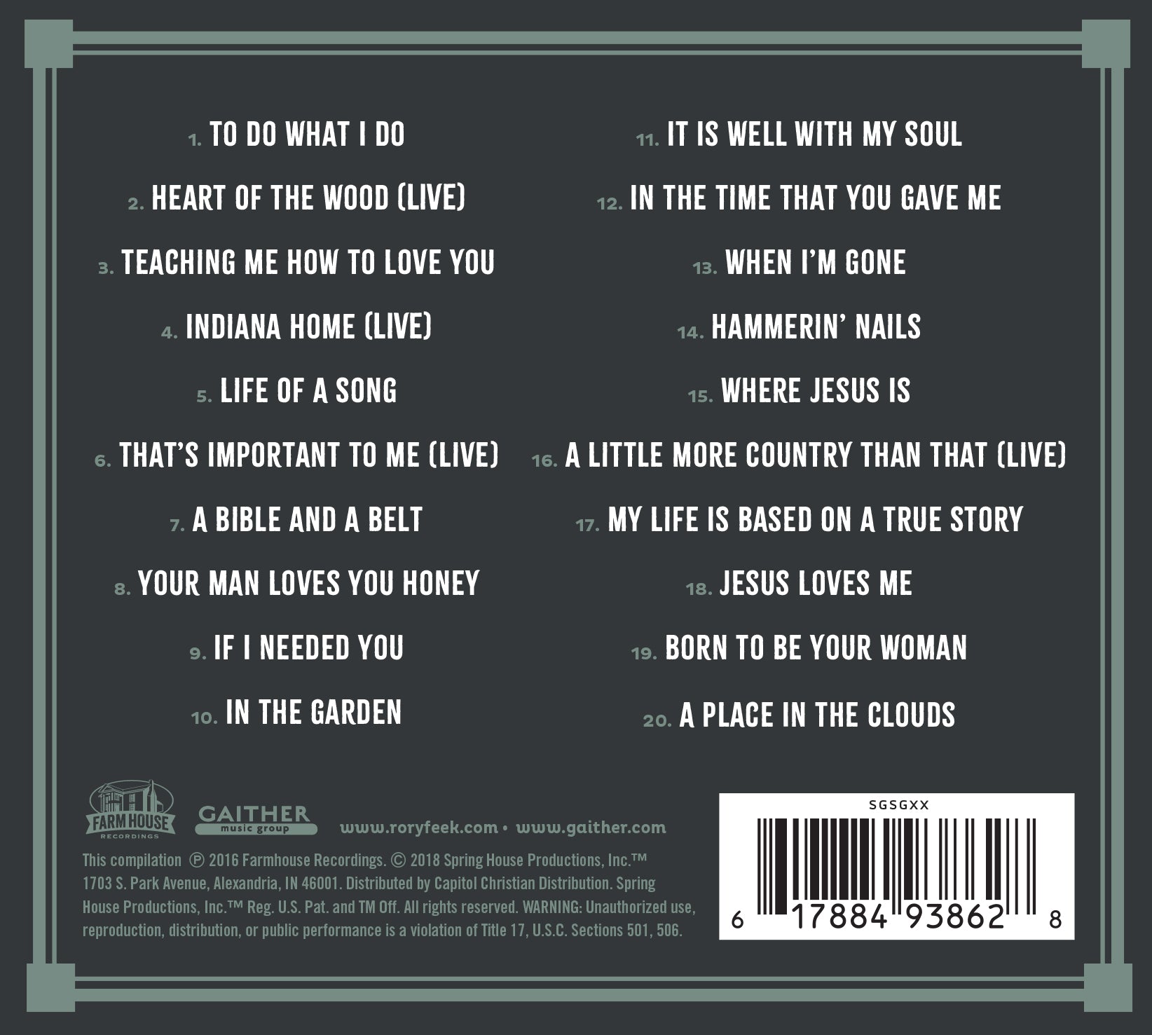 Joey+Rory The Singer and the Song Combo