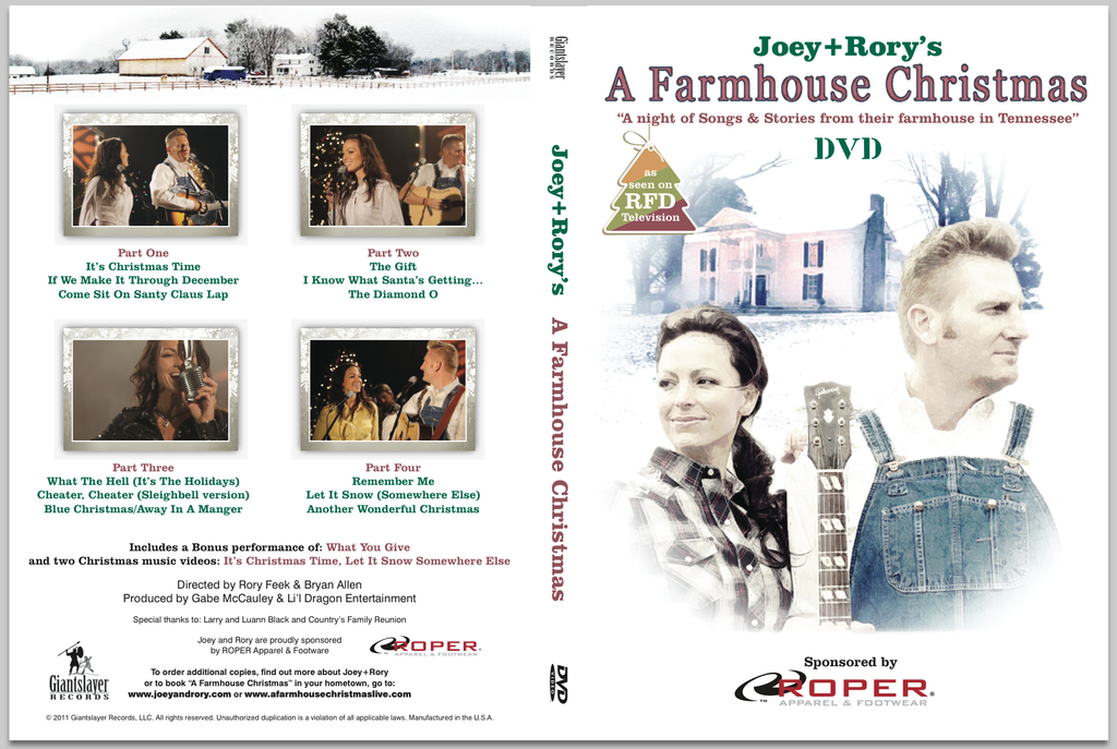 A Farmhouse Christmas DVD